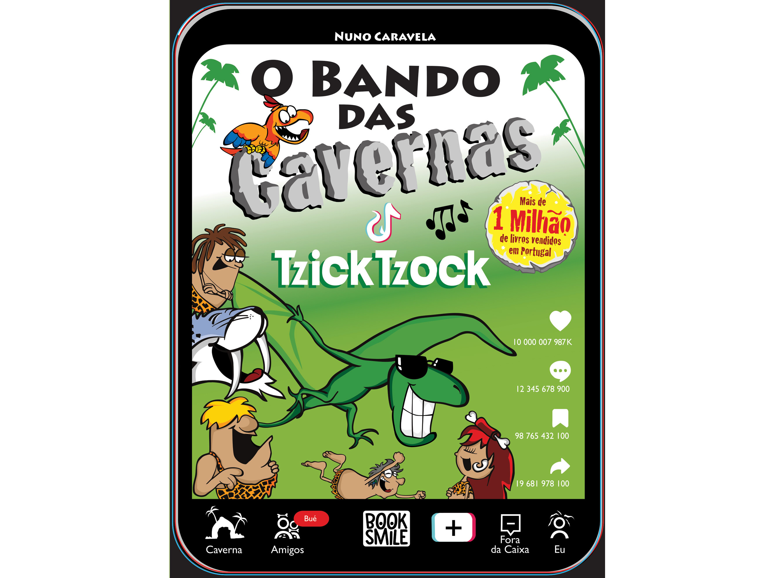 LIVRO O BANDO DAS CAVERNAS 44: TZICKTZOCK! DE NUNO CARAVELA