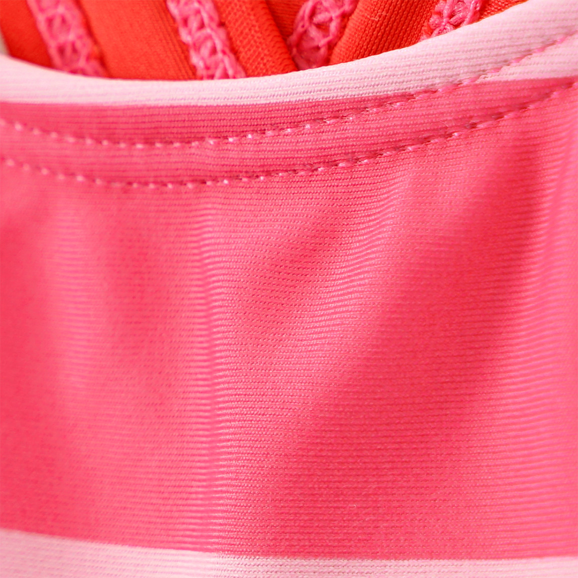 Famy Mädchen Badeanzug mit Streifen pink / rosa