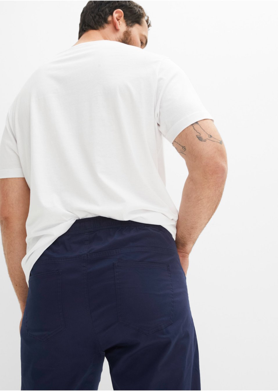 Pantalon extensible Regular Fit coupe confort pour le ventre, Straight