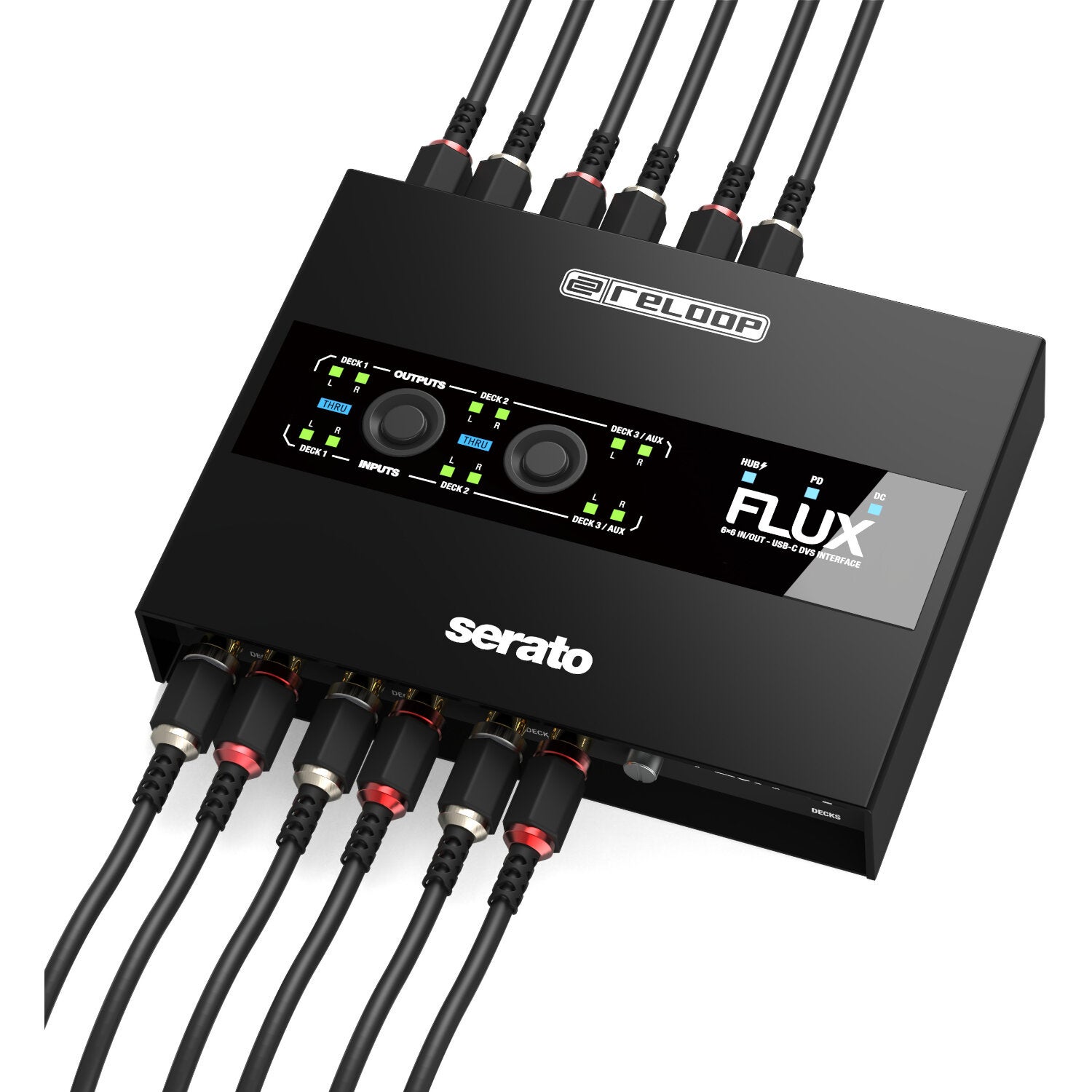 Reloop Flux USB-C DVS audio interface voor Serato DJ Pro