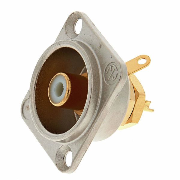 Neutrik NF2D-9 Cinch-Einbaubuchse weiß