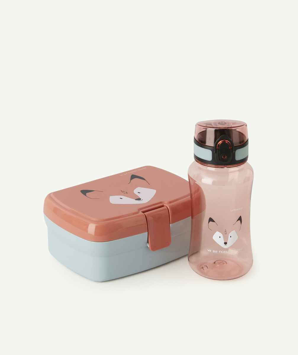 LASSIGSET BOÎTE À GOÛTER ET GOURDE RENARD