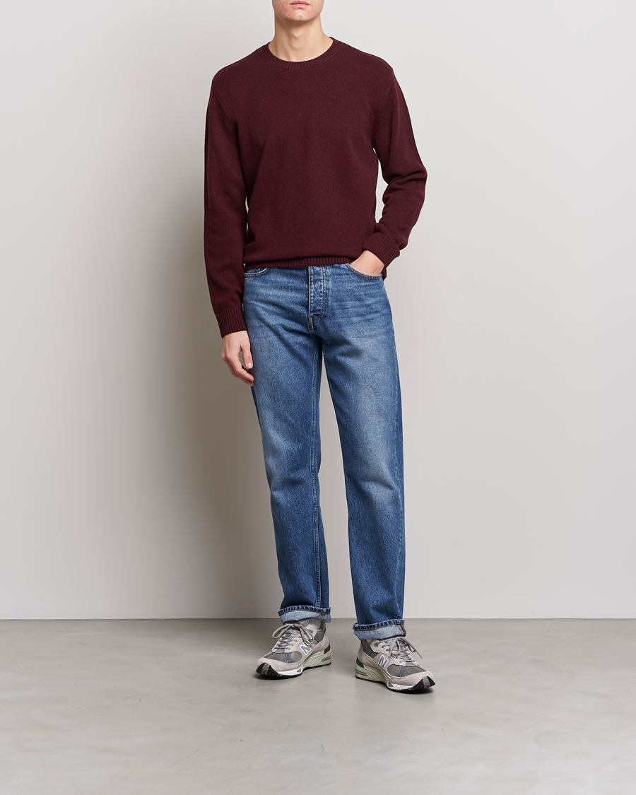 Colorful Standard Classic Merino Wool Crew Neck Oxblood Red
