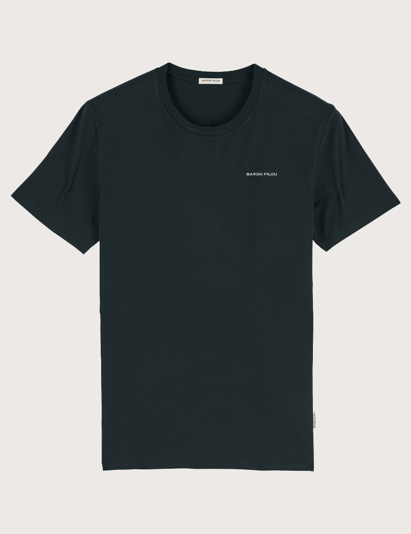 BARON FILOU T-SHIRT HOMME NOIR BACKPRINT LXXIX