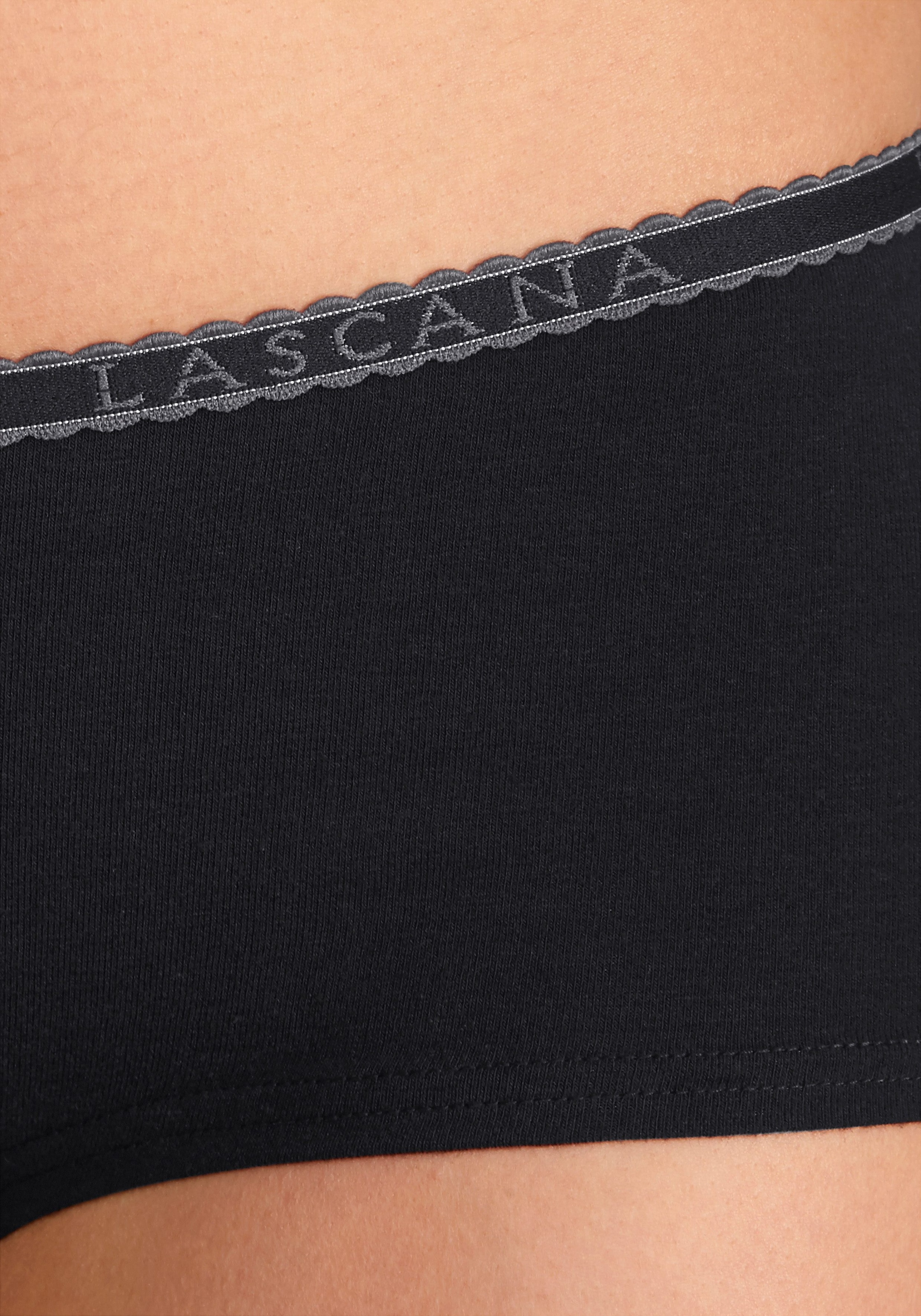 LASCANA Panty , aus elastischer Baumwoll-Qualität