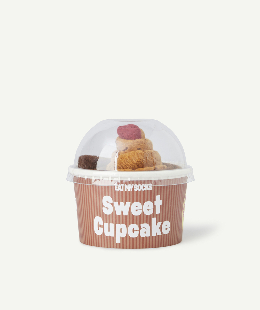 EAT MY SOCKSPAIRE DE CHAUSSETTES CUPCAKE AU CHOCOLAT