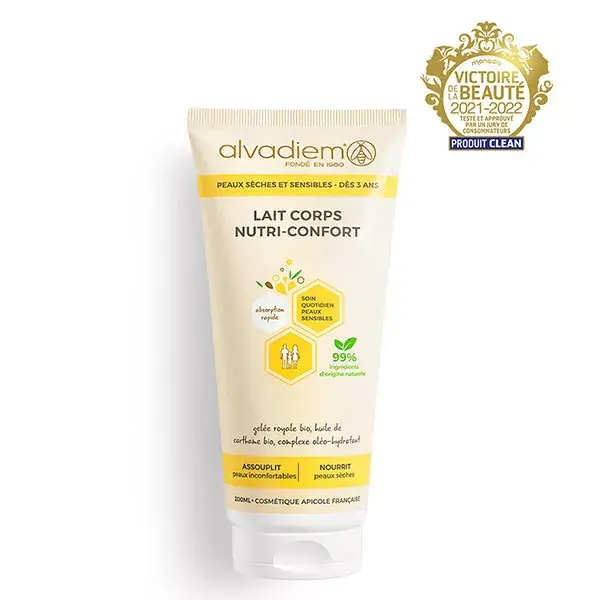 Loção Corporal Alvadiem Nutri-Comfort, Suavizante e Nutritiva, 200ml