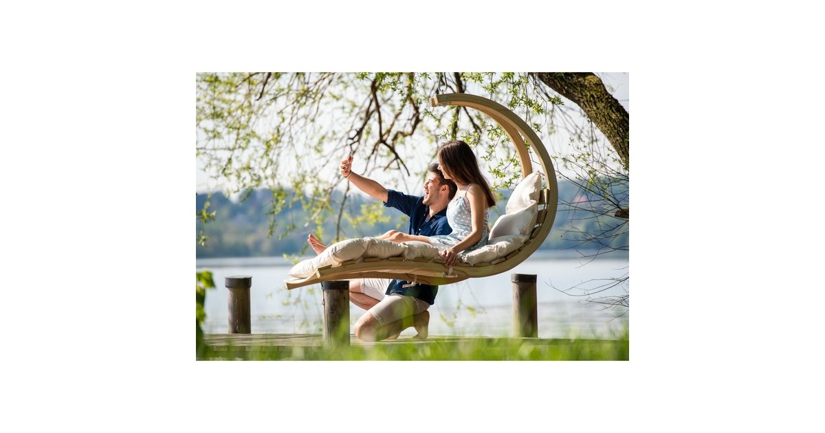 AmazonasSwing Lounger Creme hangstoel  (Crème)