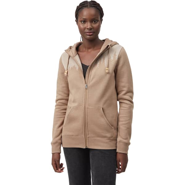 Sweatshirt TENTREE W JUNIPER ZIP HOODIE PINE BARK HEATHER