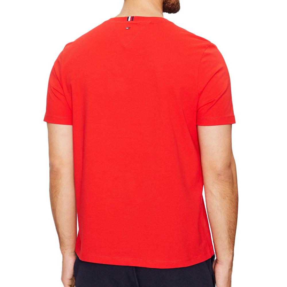 Tommy Hilfiger T-shirt Rouge Homme Tommy Hilfiger Graphic
