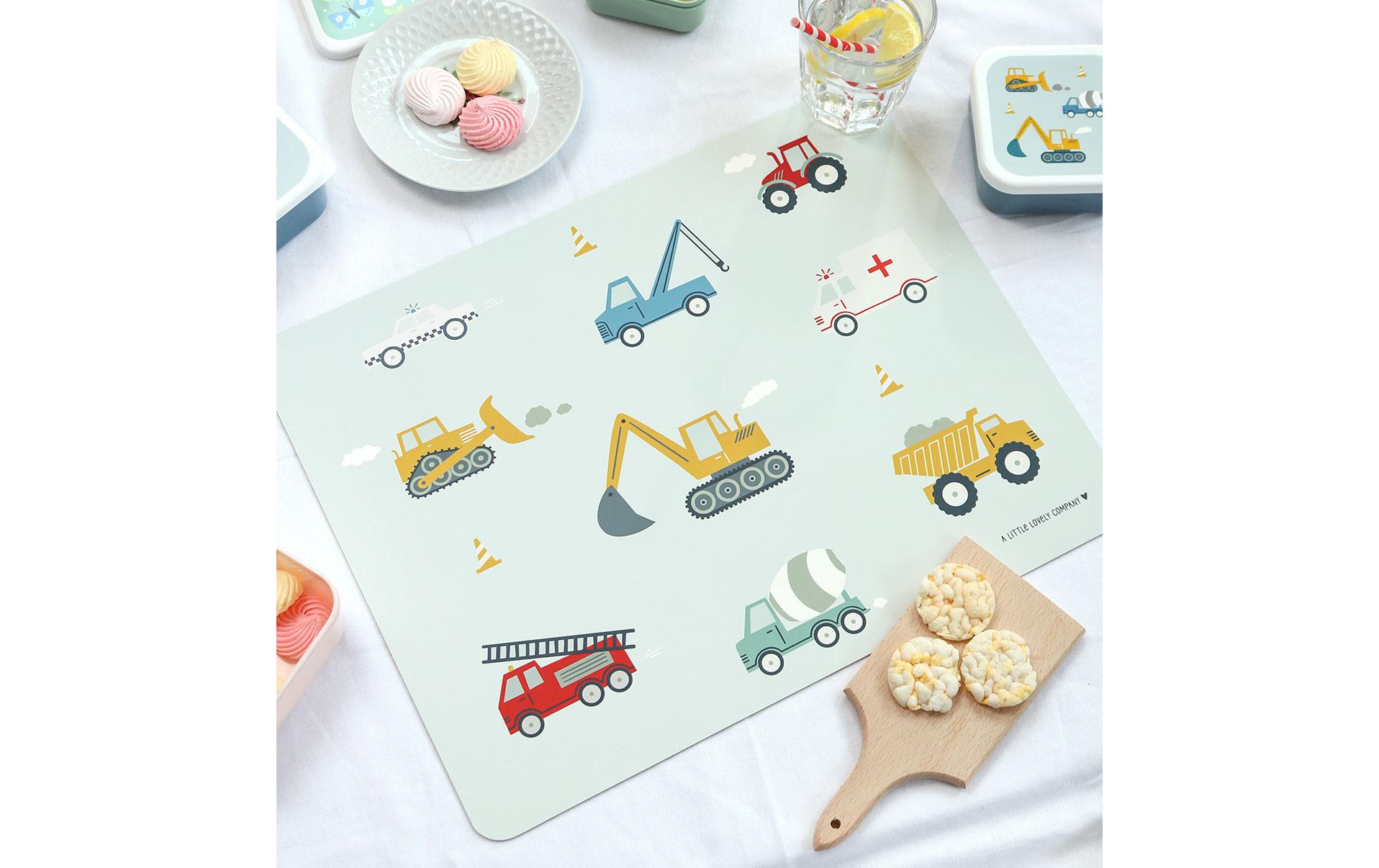 Kindertischset FahrzeugePraktisches Tischset