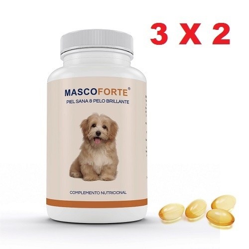 Promoção 3 por 2: Suplemento para pele saudável e pelagem brilhante para cães