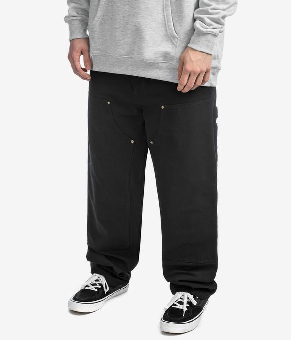 Carhartt WIP Double Knee Organic Pant Dearborn Hose (black rinsed)