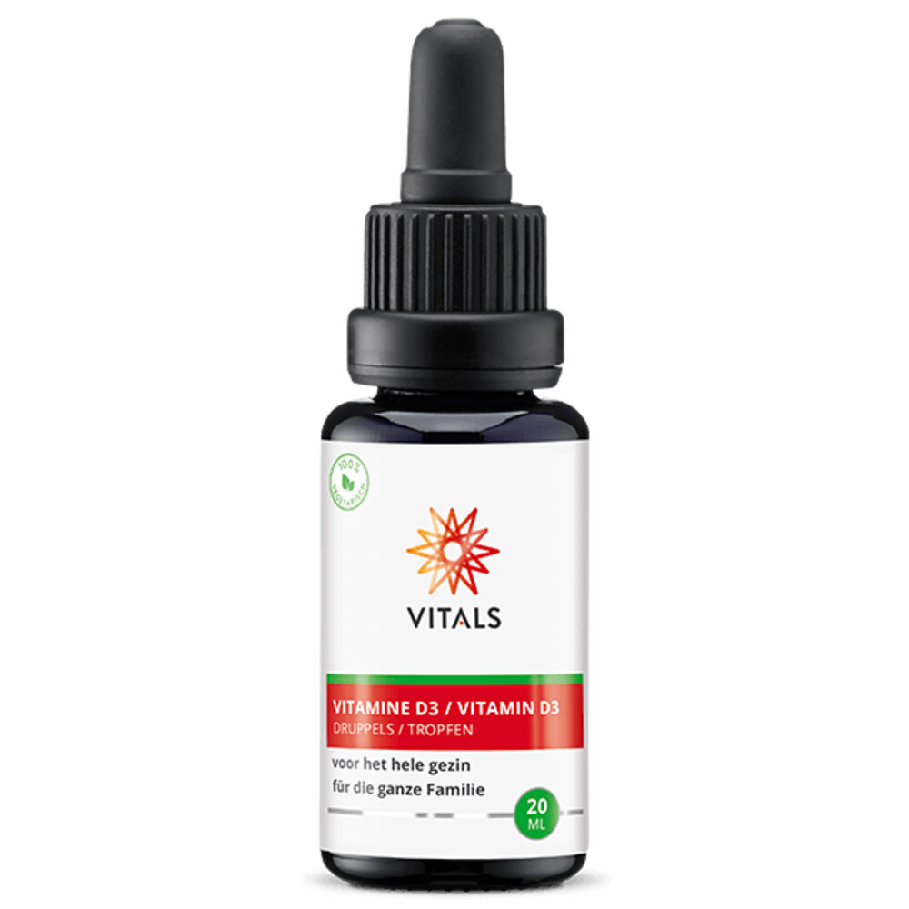 Vitals Vitamine D3 Druppels 20 ml