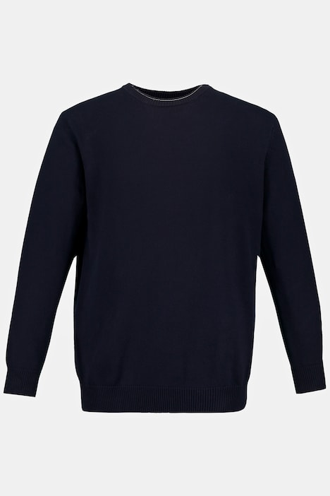 Pullover, runder Ausschnitt, JP1880-Stick, Baumwolle