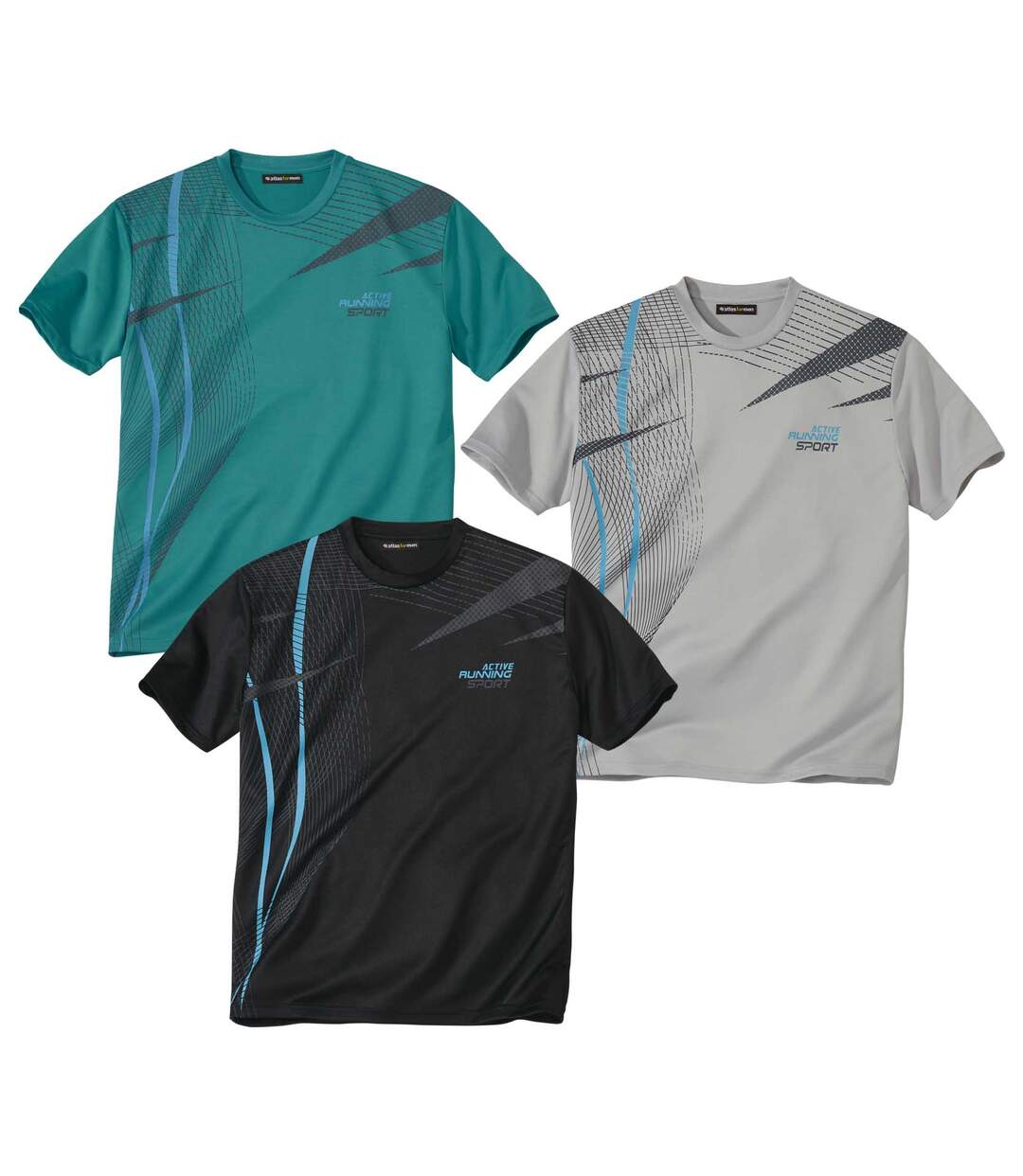 Lot de 3 Tee-shirts Running