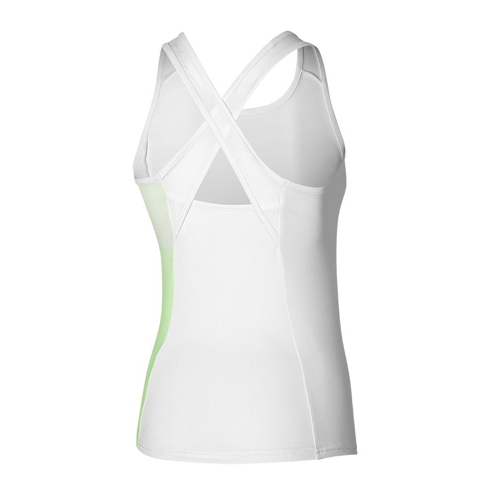 Mizuno RELEASE PRINTED - Débardeur Femme white