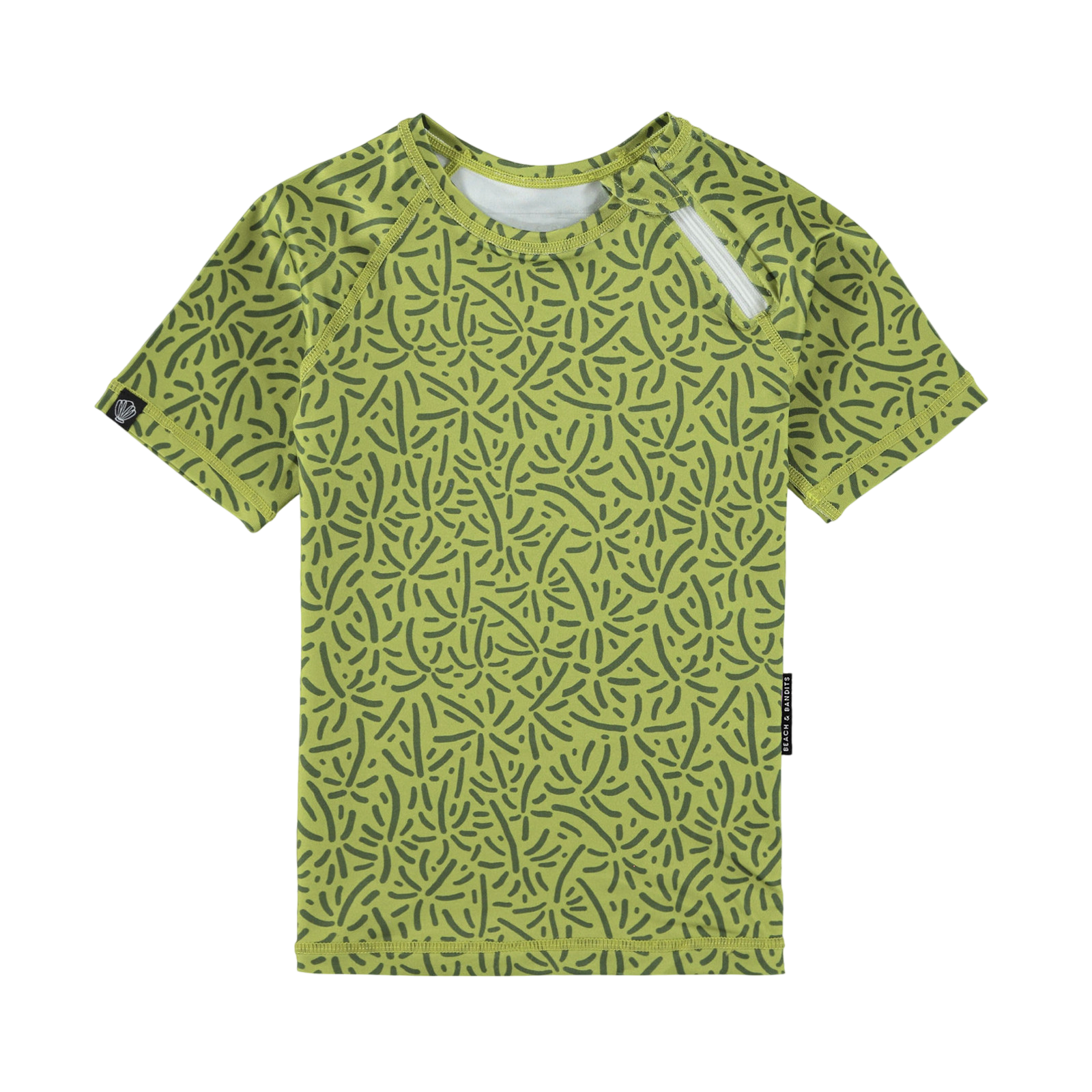 Badeshirt UPF 50  Endless Palms Pesto