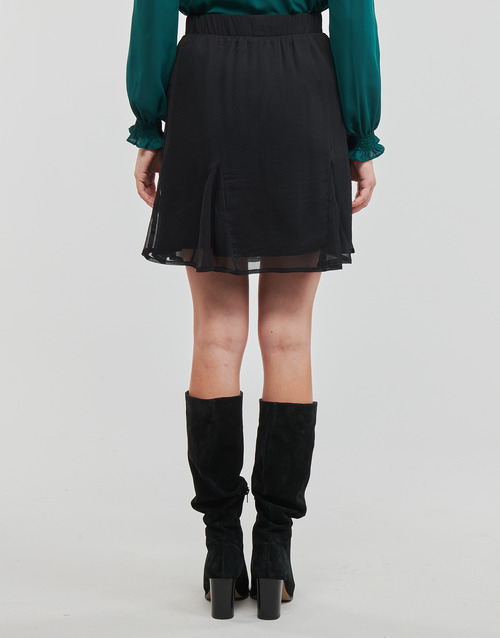 Vila - VIFALIA HW SKIRT/SU - Noir