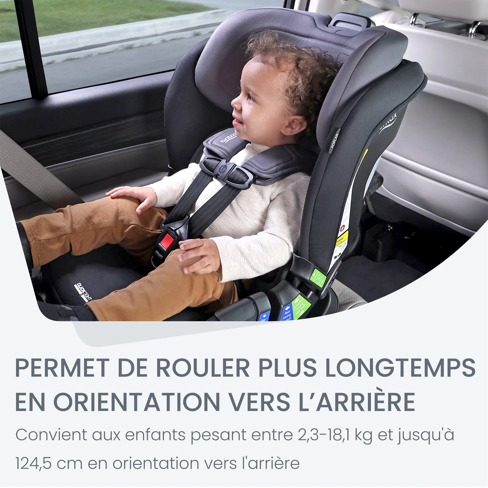Britax Siège d'Auto 5-65lb Poplar™ - Onyx