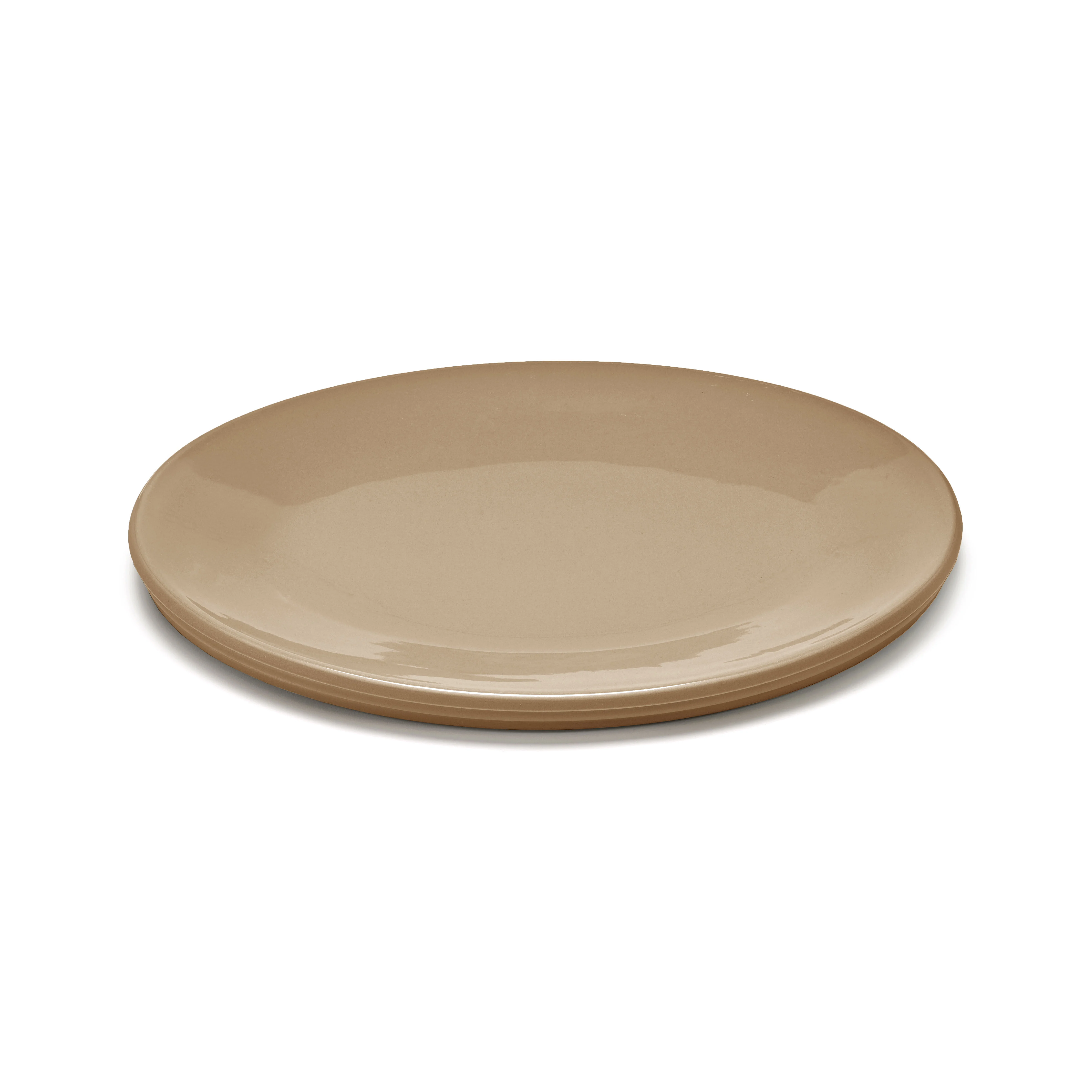 DUNE - Assiette de présentation céramique | Beige