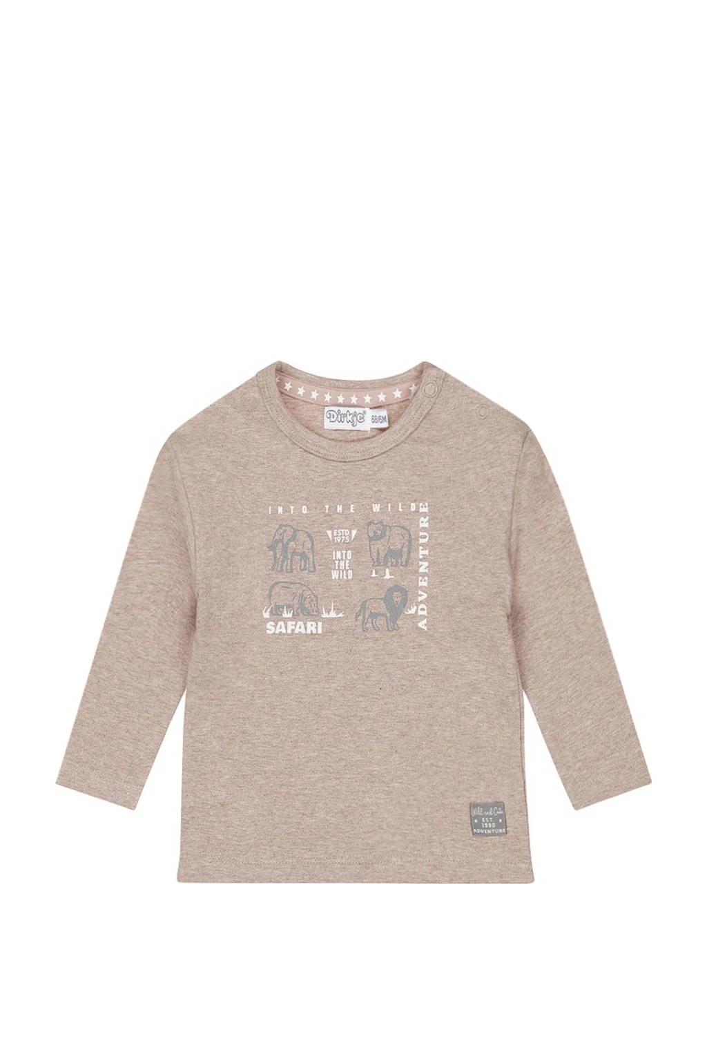 Dirkje longsleeve beige gebreid