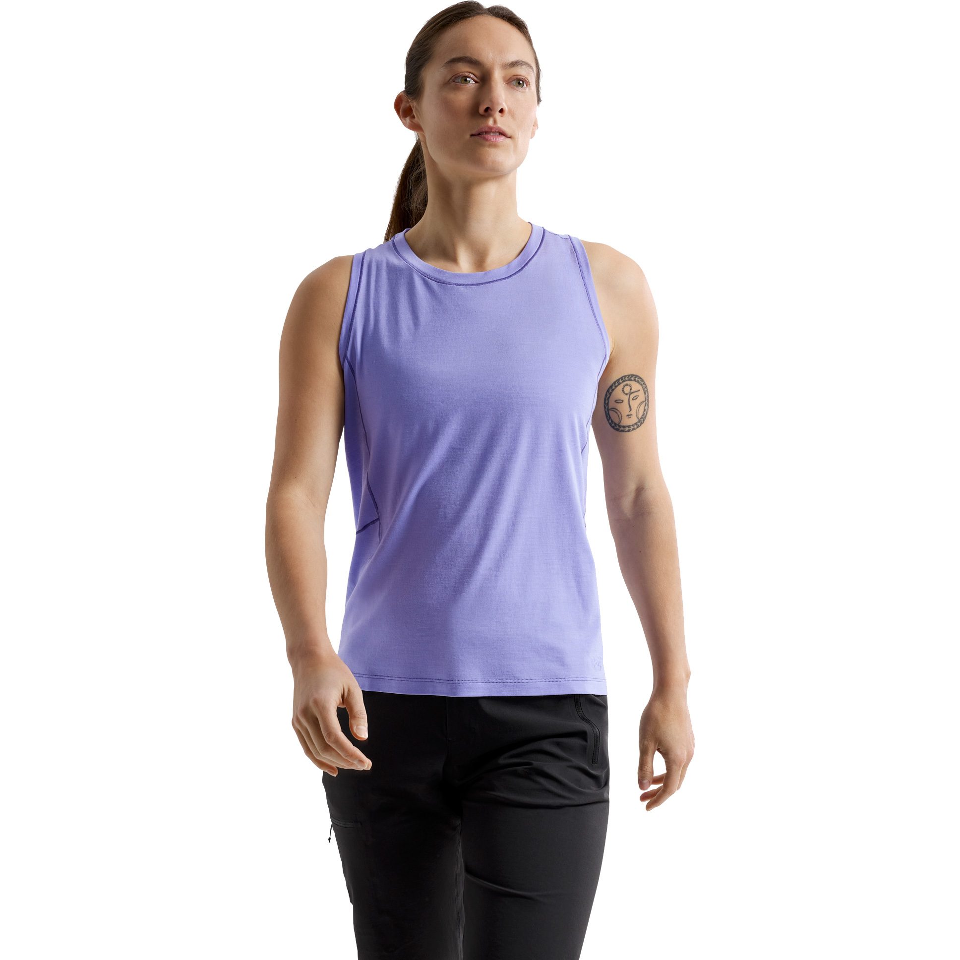 Arc'teryx Lana Merino Wool Tanktop Damen moonstone
