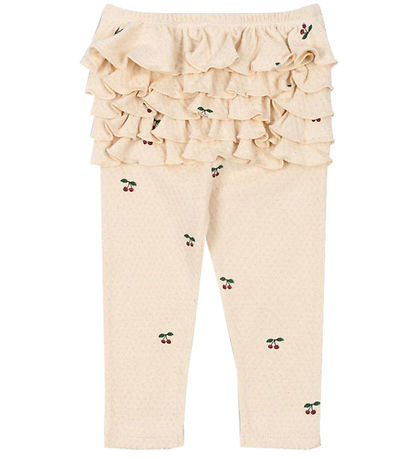 Konges Sløjd Leggings - Sui Frill - Cherry