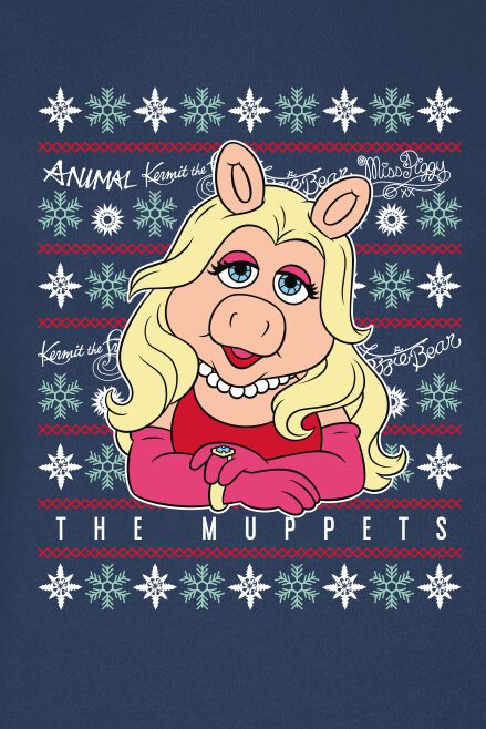 Miss Piggy - Noël | Les Muppets T-Shirt Manches courtes