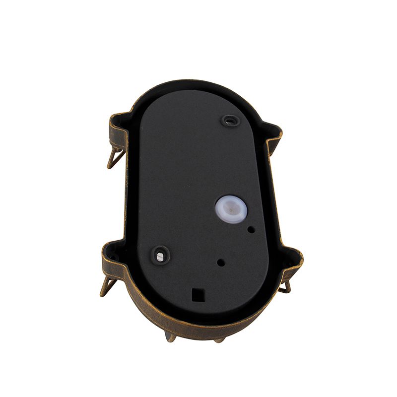 Wand en plafondlamp goud/messing ovaal IP44 - Noutica