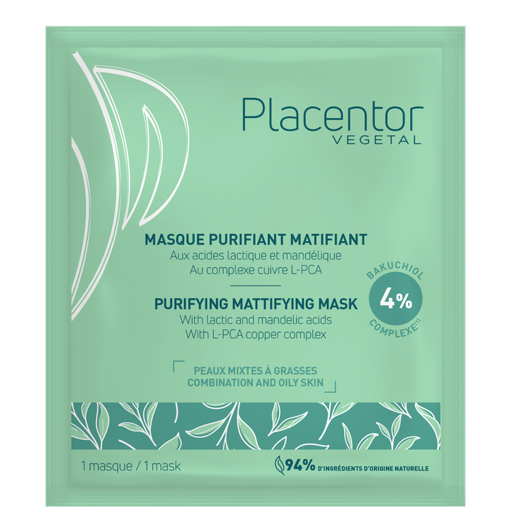 Masque purifiant matifiant peau mixte à grasse 25g