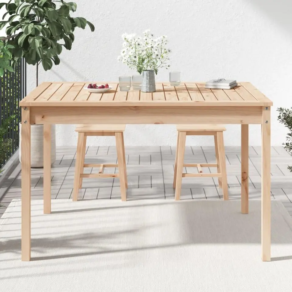 vidaXL - Tuintafel - Bruin - Grenenhout - 121 x 82.5 x 76 cm
