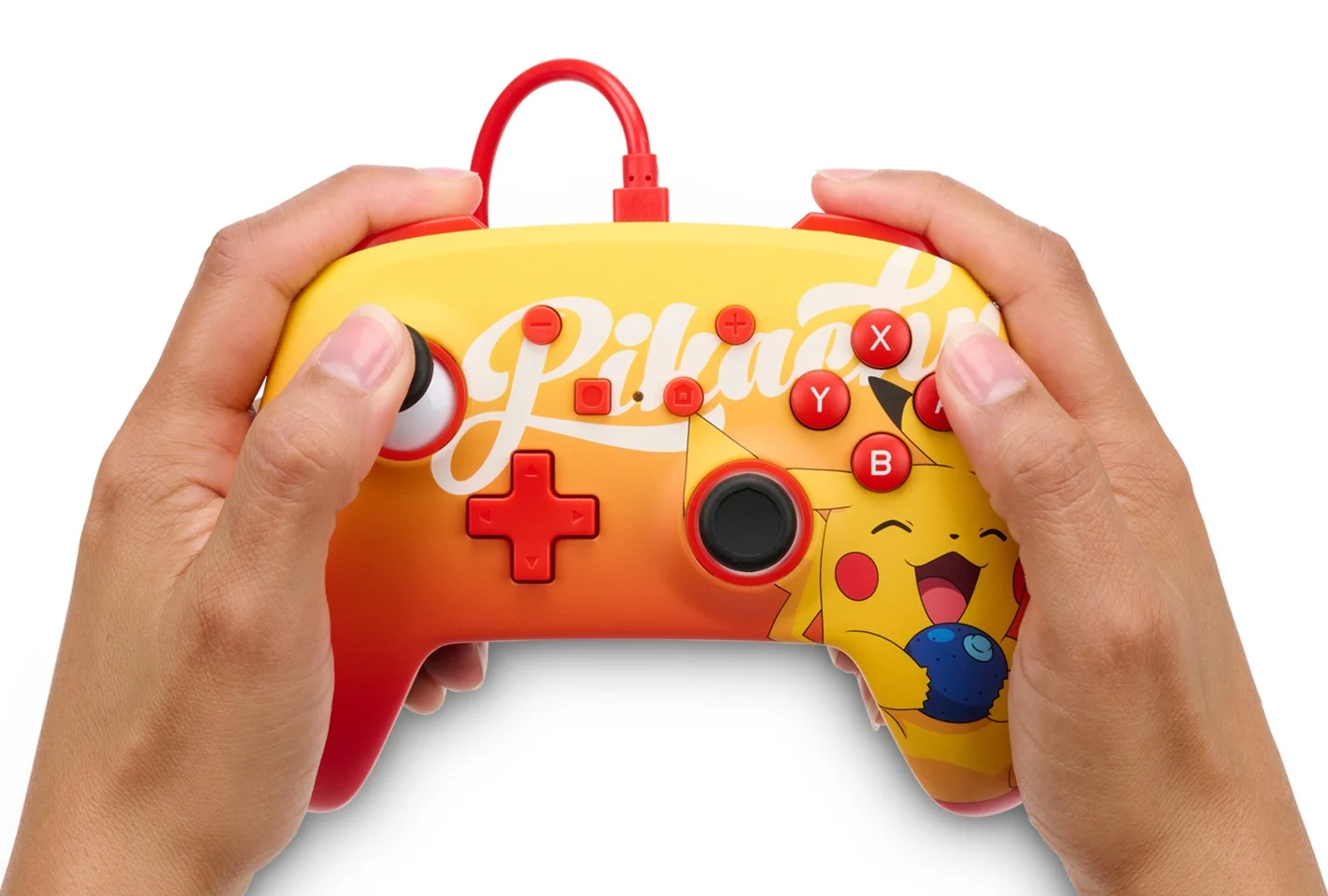 PowerA NSW ENH Wired Controller - Oran Berry Pikachu /Nintendo Switch