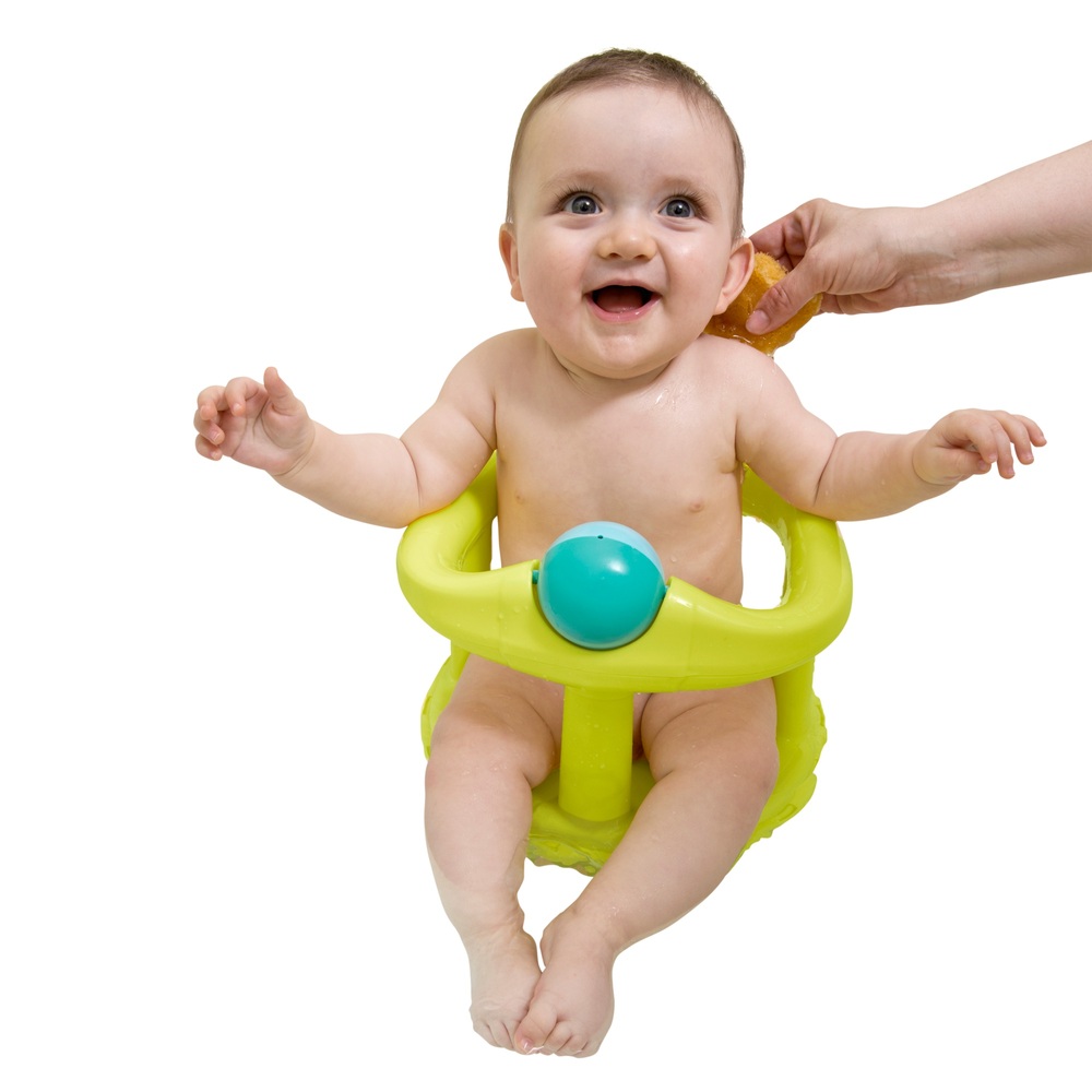 Bebeconfort Drehbarer Babybadewannensitz ab 6 Monaten, Limette