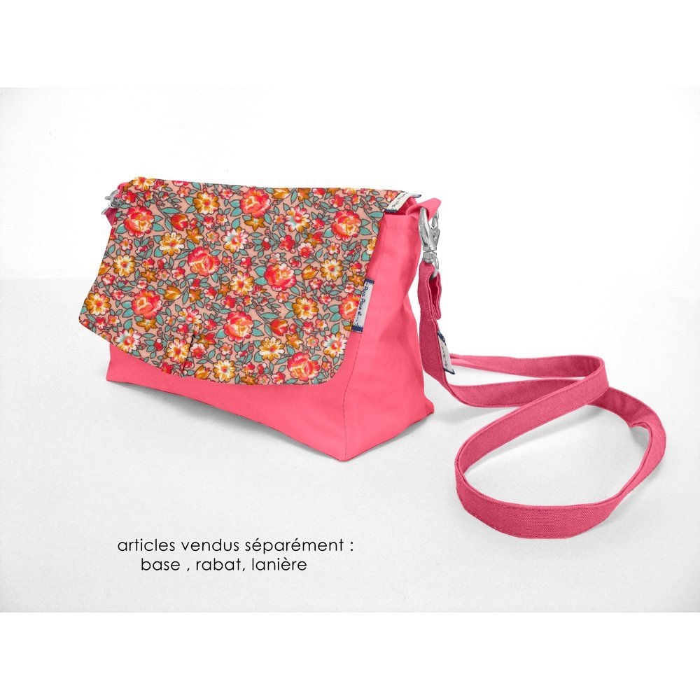 Rabat Sac Compagnon Floral Pêche