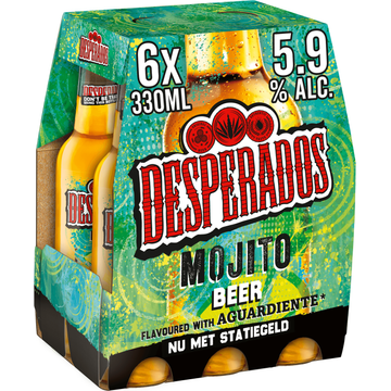 Desperados Mojito Bier Fles 6 x 330ml
