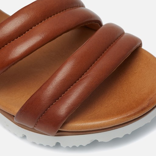 Aqa Sandalen cognac Leer