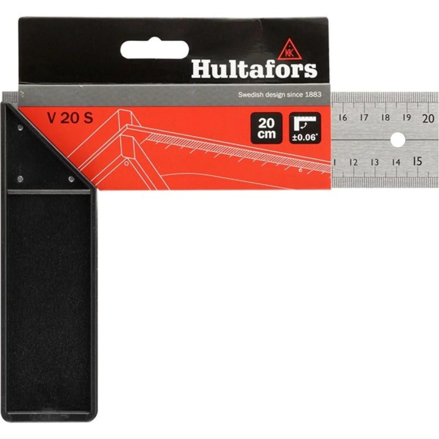 Hultafors V 20 S Winkelhaak Semi-Professional - 155 x 205mm