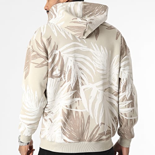 Sweat Capuche 2322040 Beige Marron Floral