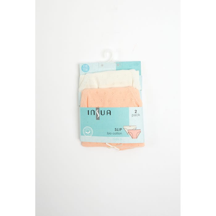 inSua-Kids 2-pack slips ajour bio katoen - Insua