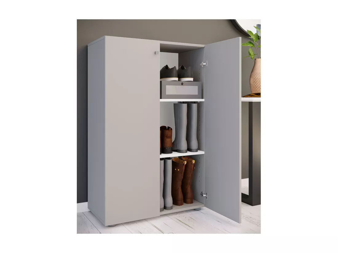 Armoire à chaussures en bois Étagère à chaussures Lona 3
