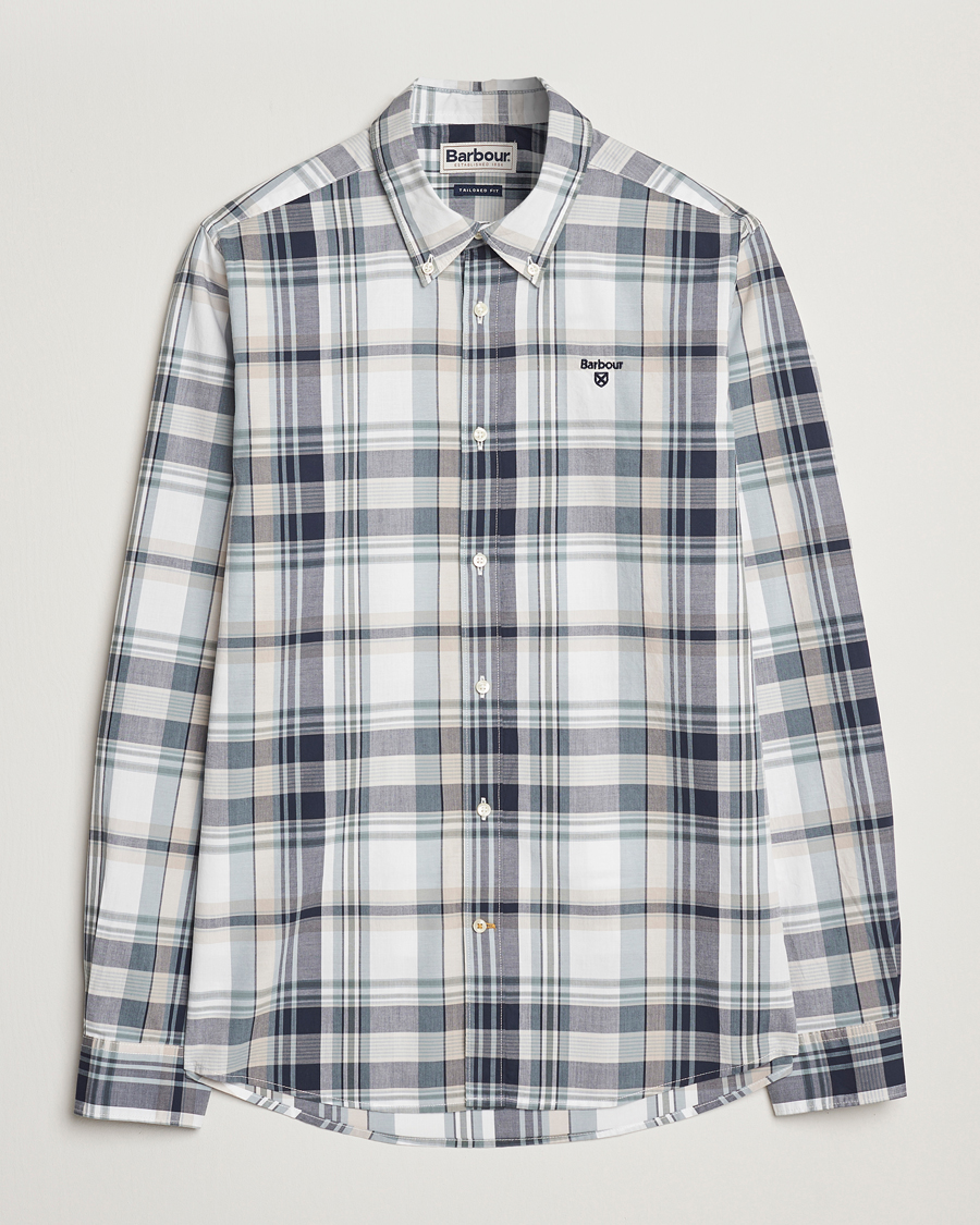 Barbour Lifestyle Gabe Checked Popline Shirt White