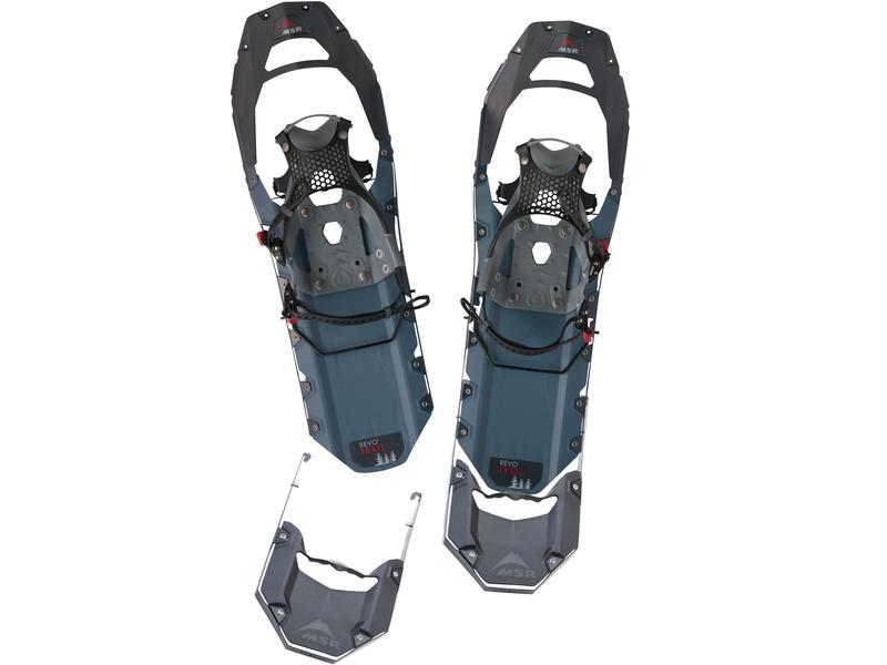 MSR Schneeschuh Revo Trail M25 Marine Fog, 64 cm Schneeschuhe für hervorragende Griffigkeit, Flexibilität und Haltbarkeit