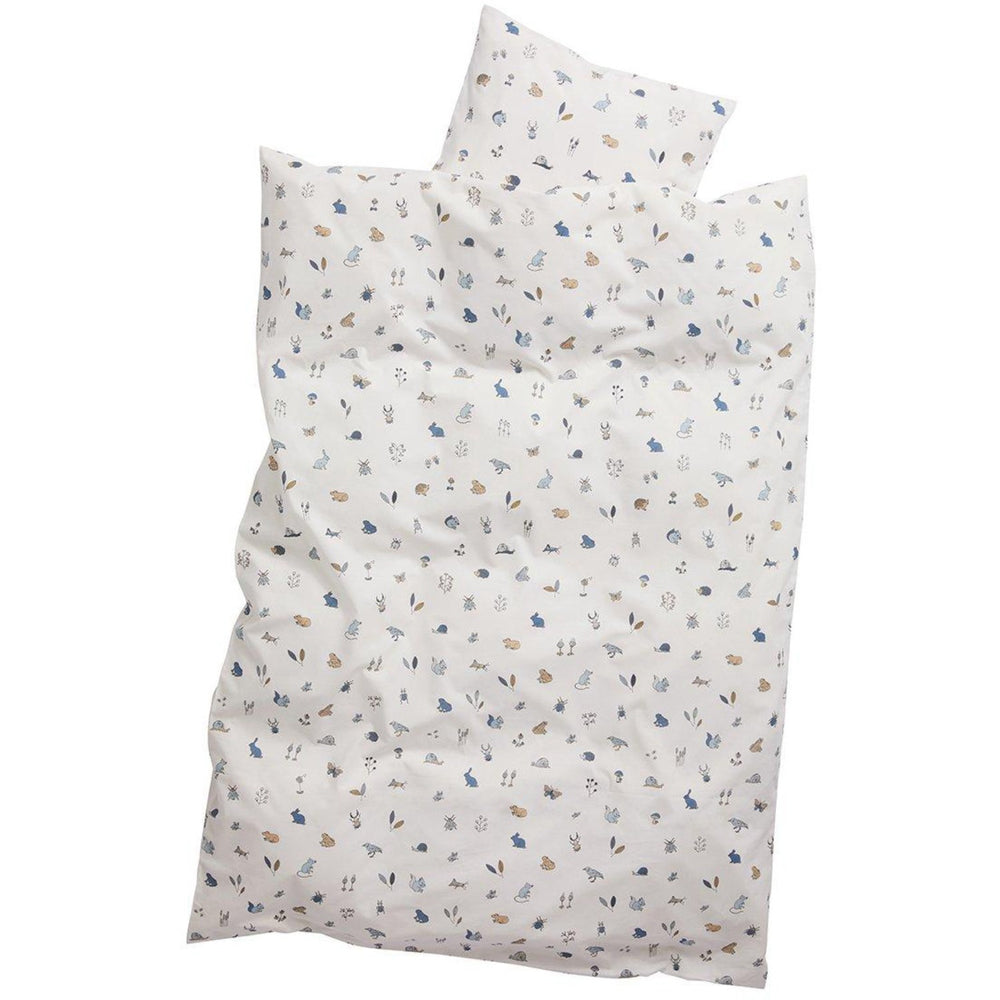 Køb Leander Dusty Blue Sengetøj Forrest
