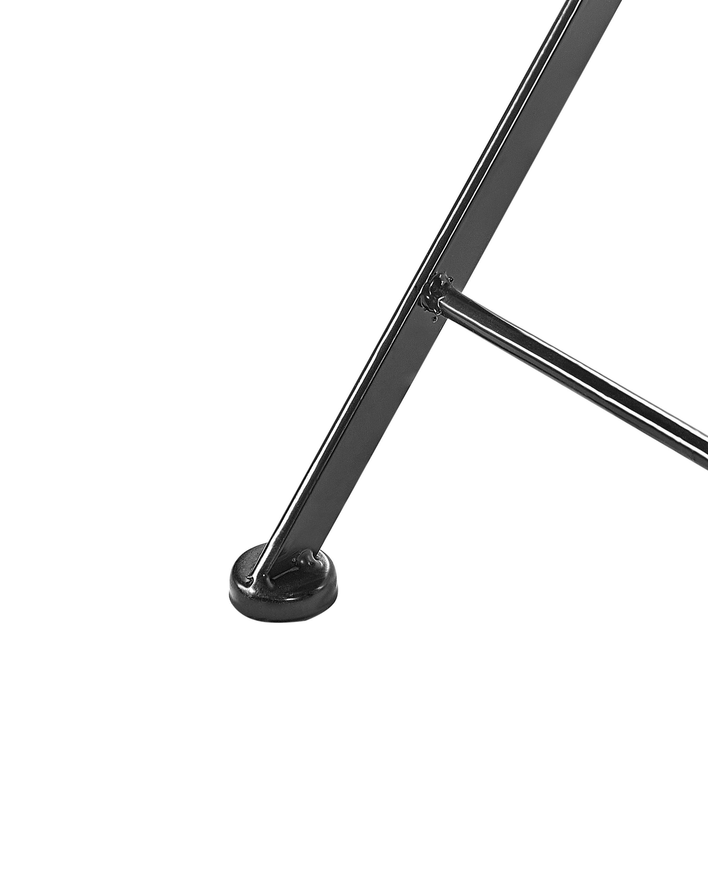 Set van 2 tuinstoelen COZZANA Metaal Zwart