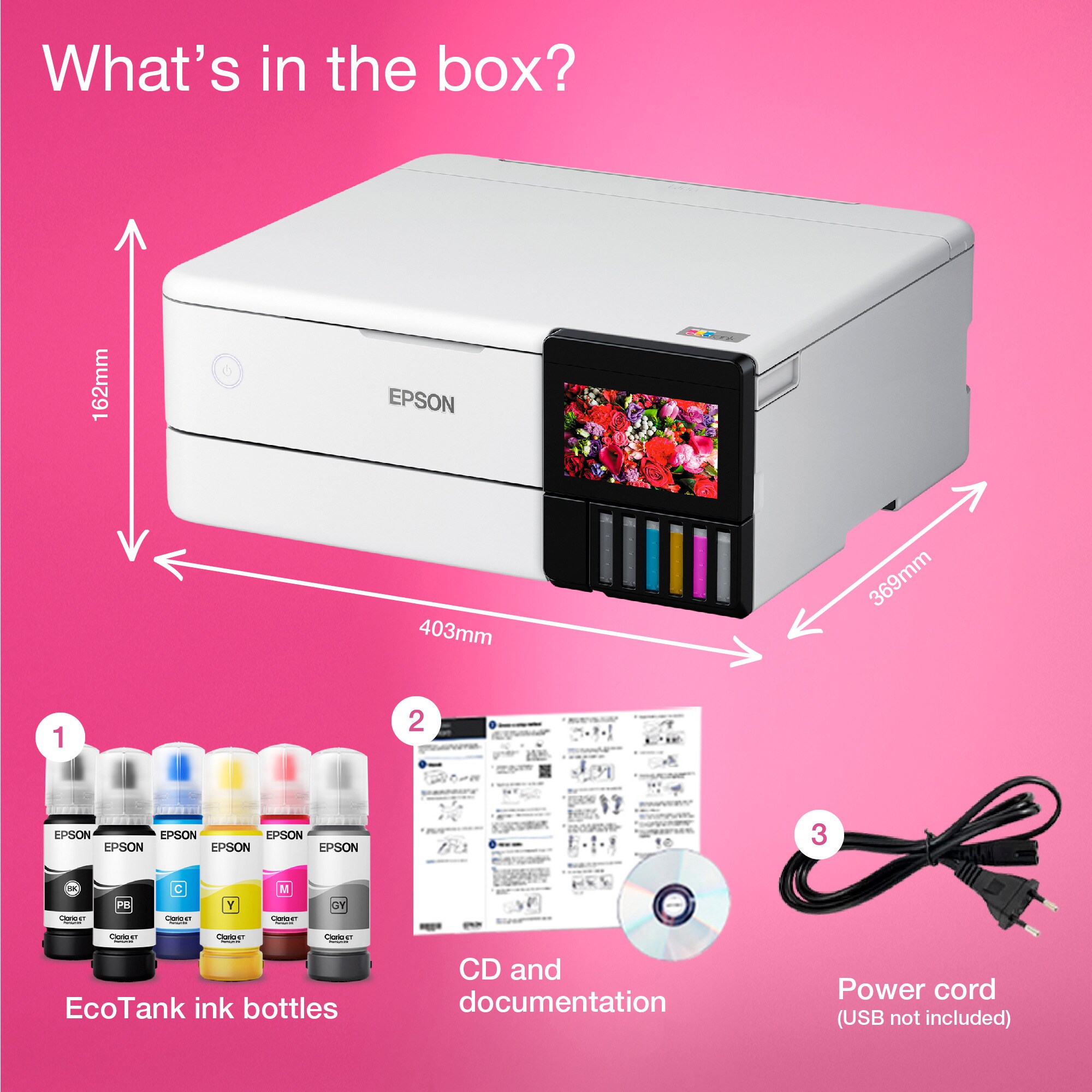 Epson Multifunktionsdrucker EcoTank ET-8500