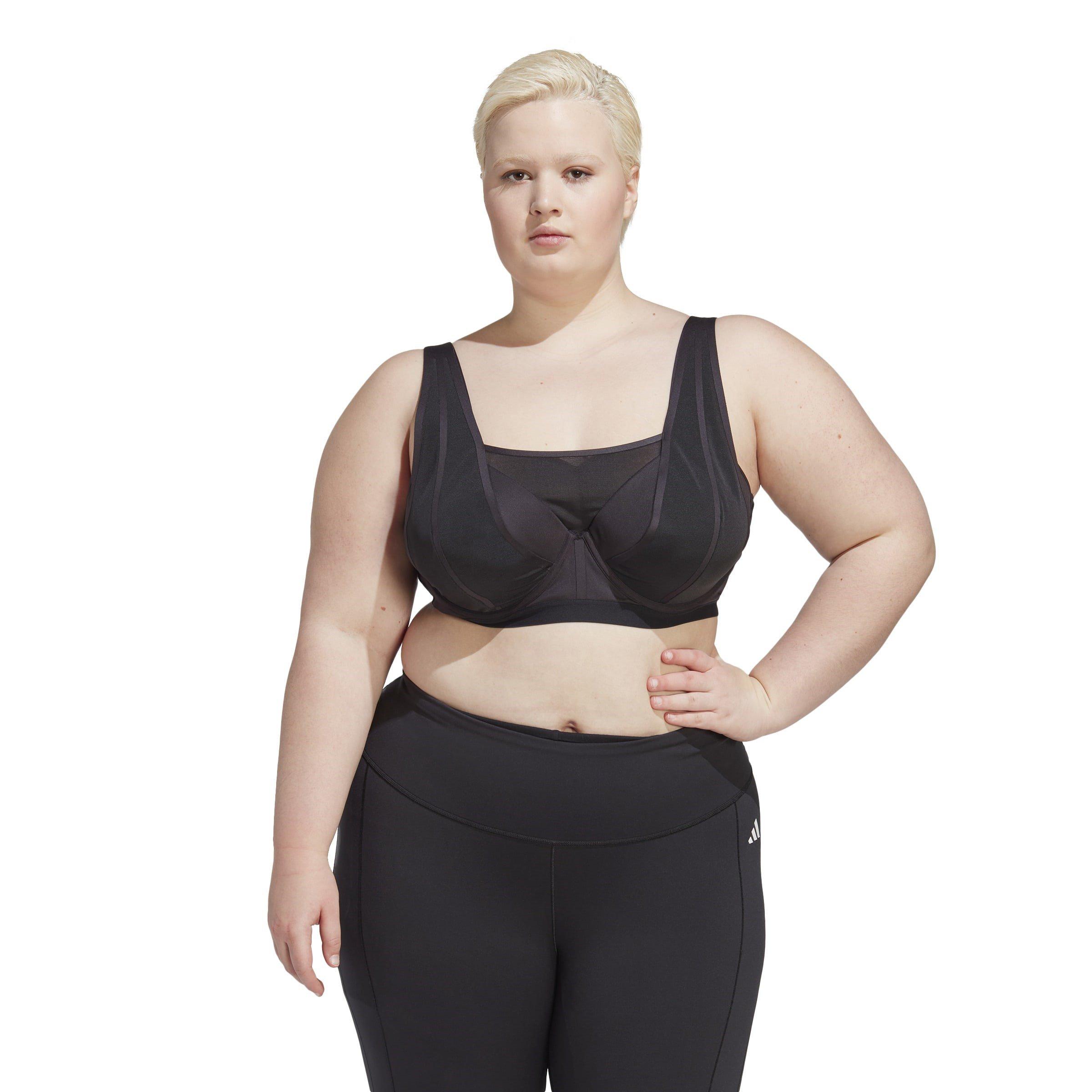 adidas Collective Power TLRD Impact Luxe High Support Bra (Plus Size) Womens