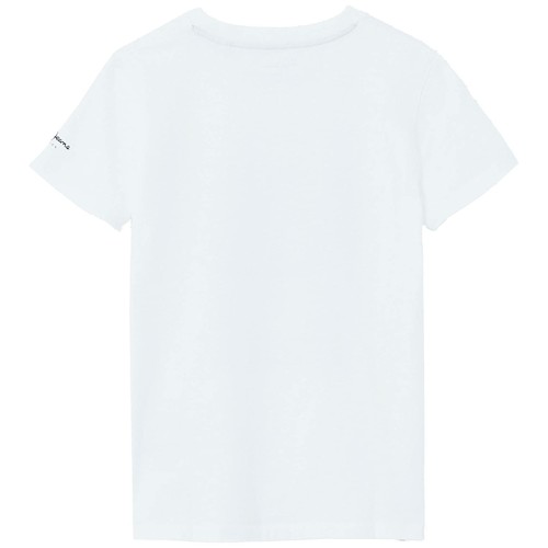 Pepe jeans - FLAG LOGO SS - Blanc