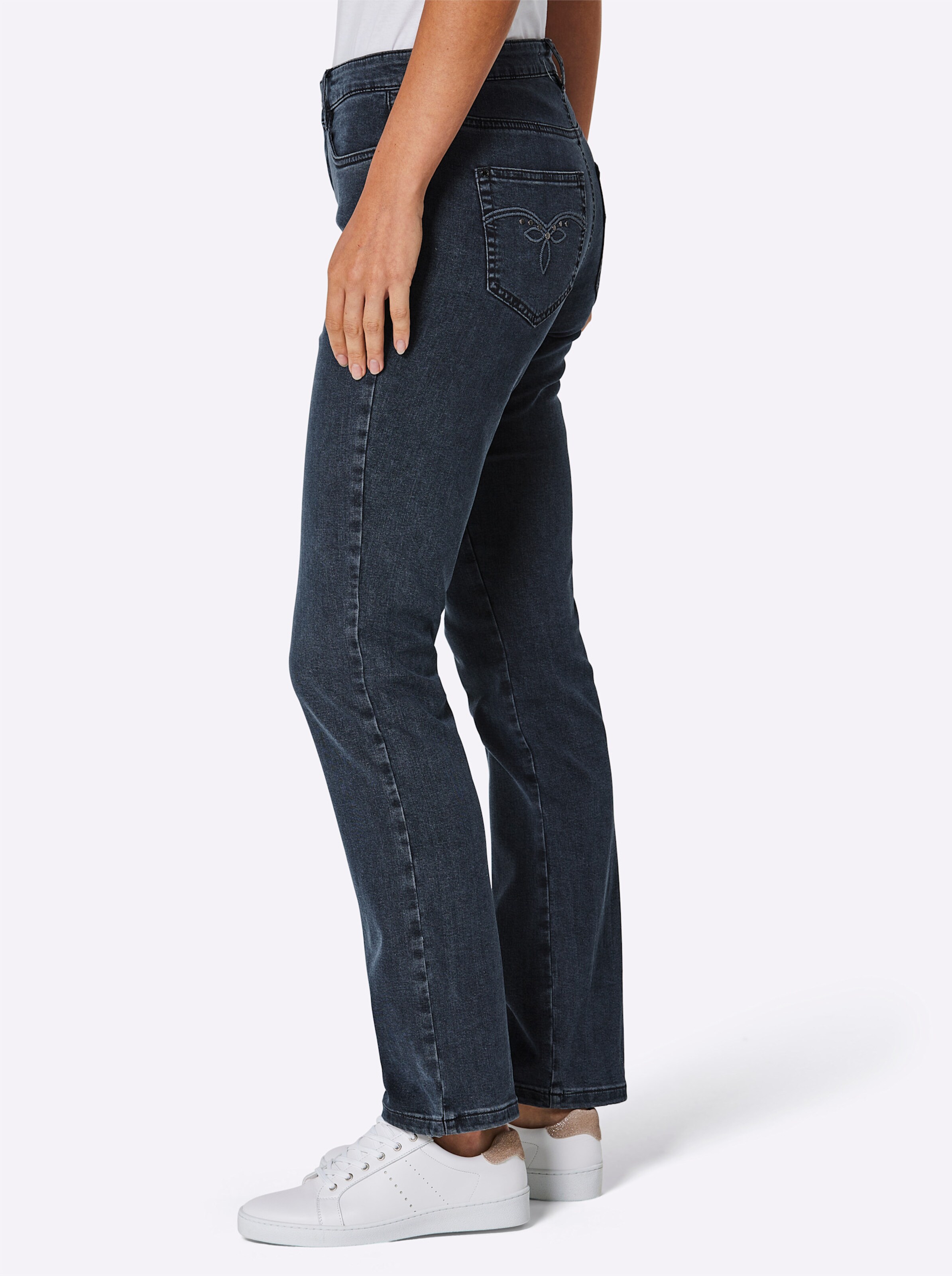 CREATION L PREMIUM Edel-Jeans in dark blue