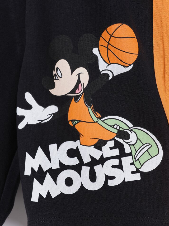 Bermuda jogger Mickey Mouse ©DS - Cinza Antracite Escuro